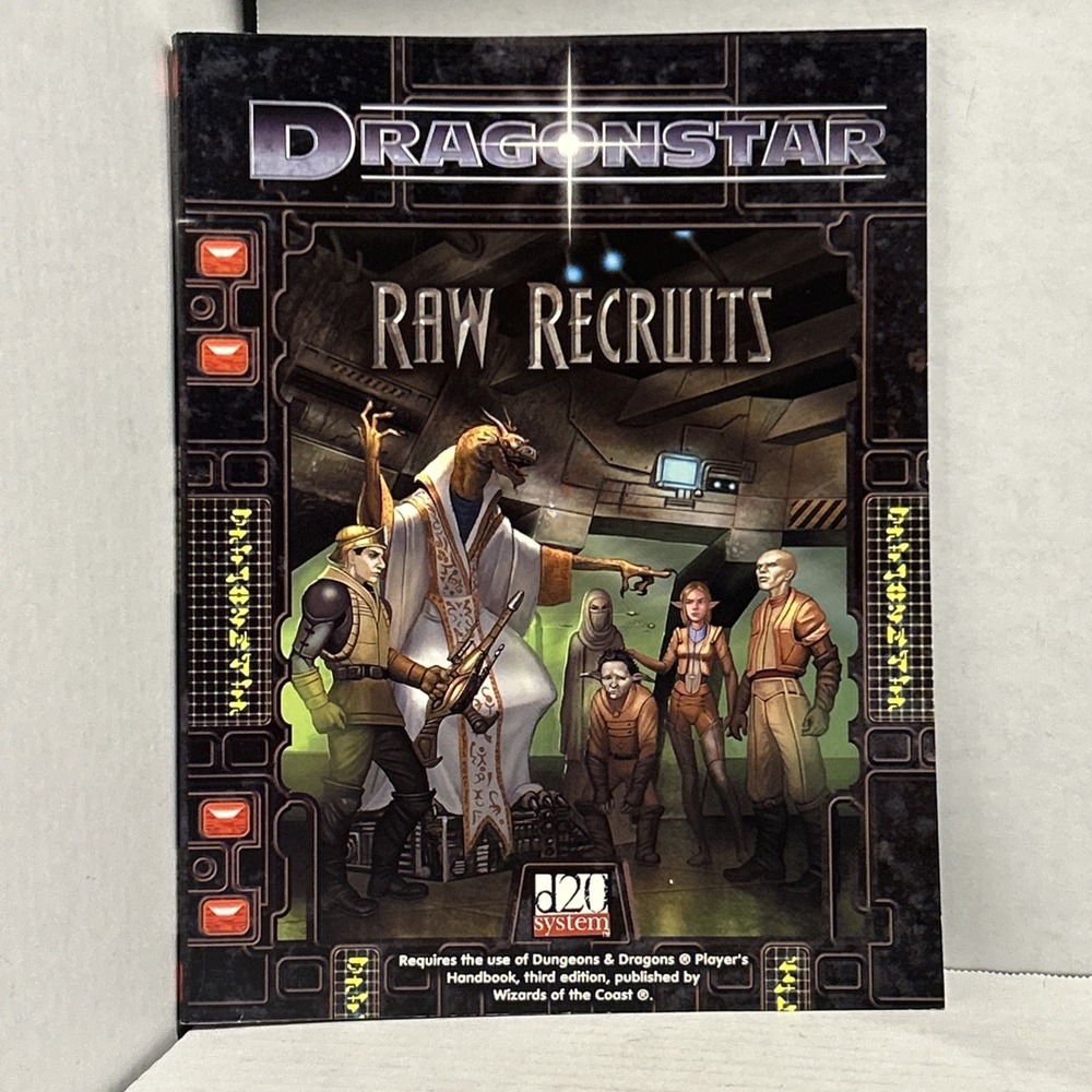 Fantasy Flight Games Dragonstar RPG Raw Recruits adventure (Like‎ New)